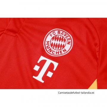 Camiseta Polo del Bayern Munich 2024-2025 Rojo