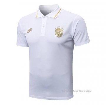 Camiseta Polo del Brasil 2022-2023 Blanco Camiseta Polo del Brasil 2022-2023 Blanco