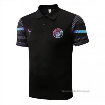 Camiseta Polo del Manchester City 2022-2023 Negro Camiseta Polo del Manchester City 2022-2023 Negro