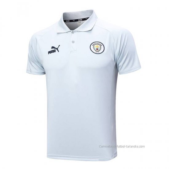 Camiseta Polo del Manchester City 2023-2024 Gris - Haga un click en la imagen para cerrar