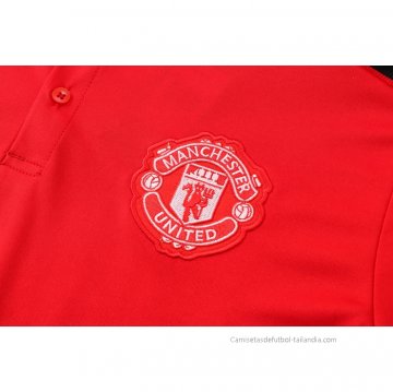 Camiseta Polo del Manchester United 2022-2023 Rojo