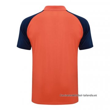 Camiseta Polo del Manchester United 2024-2025 Naranja