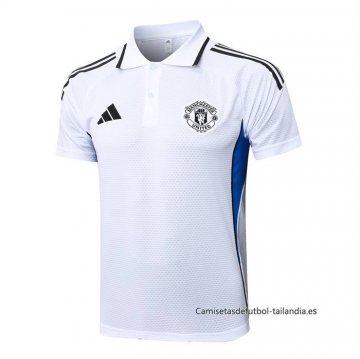 Camiseta Polo del Manchester United 2025-2026 Blanco