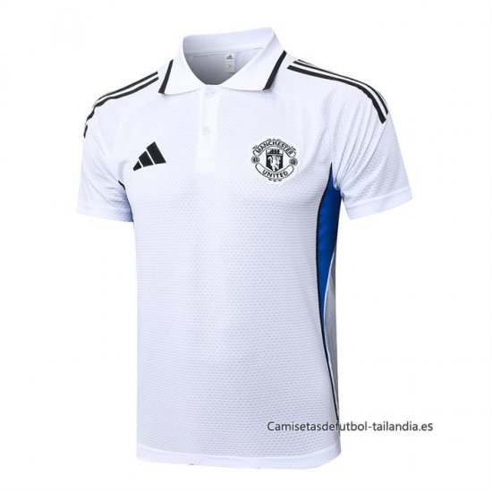Camiseta Polo del Manchester United 2025-2026 Blanco - Haga un click en la imagen para cerrar