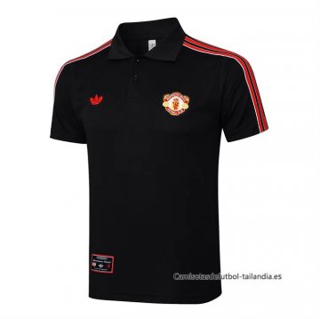 Camiseta Polo del Manchester United 2025-2026 Negro Camiseta Polo del Manchester United 2025-2026 Negro