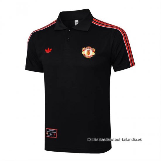 Camiseta Polo del Manchester United 2025-2026 Negro - Haga un click en la imagen para cerrar