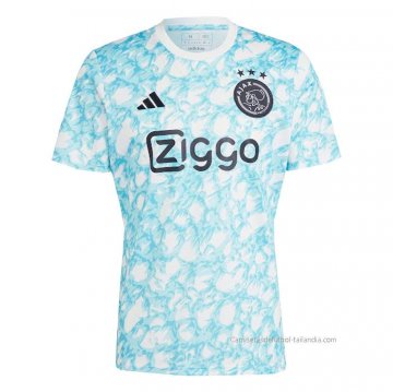 Camiseta Pre Partido del Ajax 2023 Azul Camiseta Pre Partido del Ajax 2023 Azul