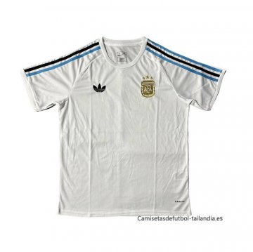 Camiseta Pre Partido del Argentina 2025 Blanco