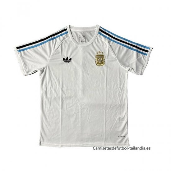 Camiseta Pre Partido del Argentina 2025 Blanco - Haga un click en la imagen para cerrar