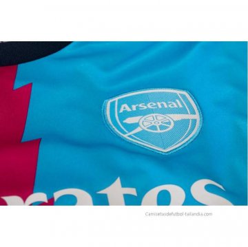 Camiseta Pre Partido del Arsenal 2023 Azul