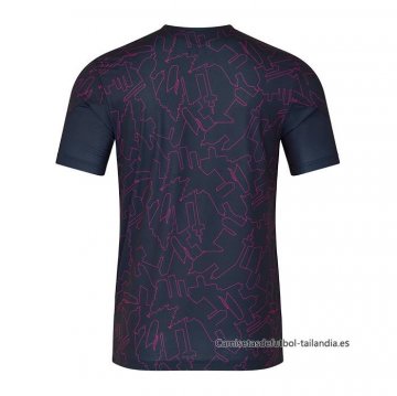 Camiseta Pre Partido del Everton 2025-2026 Azul Rosa