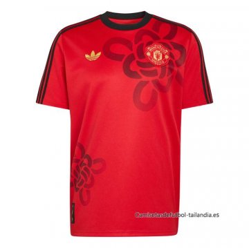 Camiseta Pre Partido del Manchester United 2025-2026 Rojo Camiseta Pre Partido del Manchester United 2025-2026 Rojo