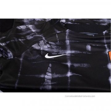 Camiseta Pre Partido del Paises Bajos 2022 Negro