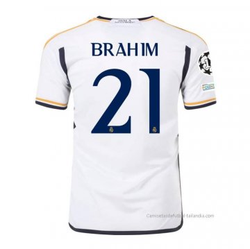 1ª Camiseta Real Madrid Jugador Brahim 2023-2024 1ª Camiseta Real Madrid Jugador Brahim 2023-2024