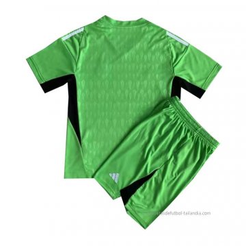Camiseta Real Madrid Portero Nino 2023-2024 Verde