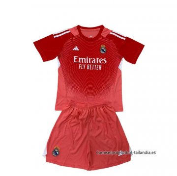 Camiseta Real Madrid Portero Nino 2025-2026 Naranja Camiseta Real Madrid Portero Nino 2025-2026 Naranja
