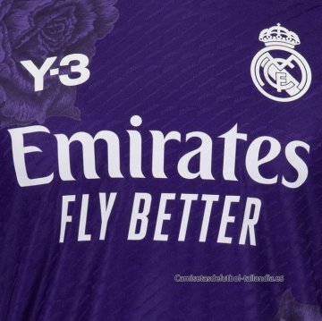 Camiseta Real Madrid Y-3 4ª 2024 Purpura