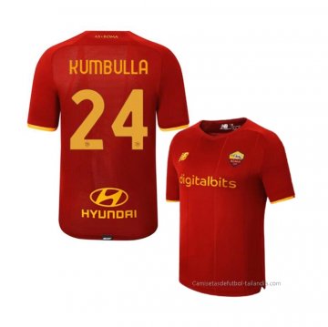 1ª Camiseta Roma Jugador Kumbulla 2021-2022 1ª Camiseta Roma Jugador Kumbulla 2021-2022