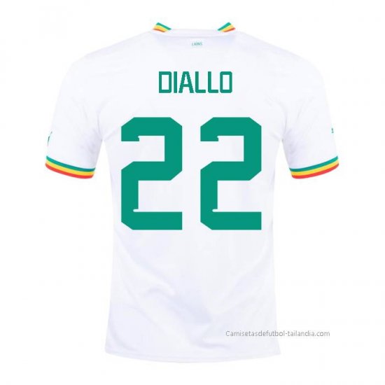 1ª Camiseta Senegal Jugador Diallo 2022 - Haga un click en la imagen para cerrar