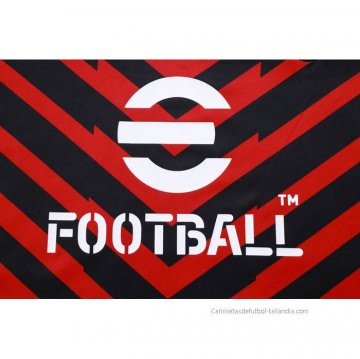 Camiseta de Entrenamiento AC Milan 2023-2024 Rojo y Negro