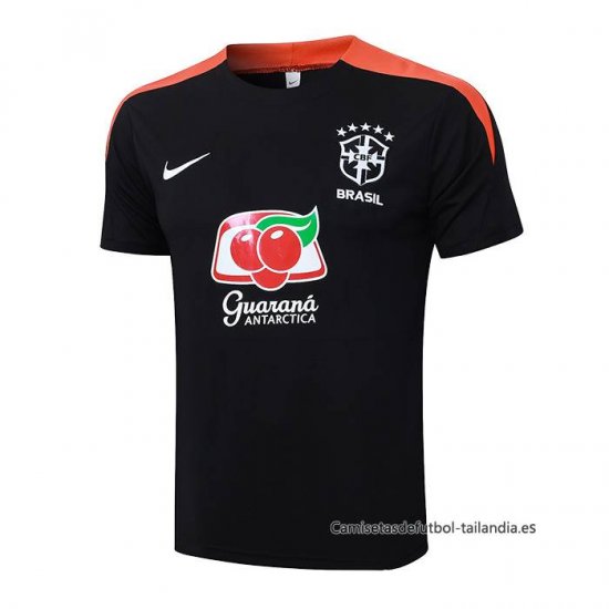 Camiseta de Entrenamiento Brasil 2025-2026 Negro - Haga un click en la imagen para cerrar