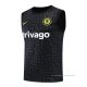 Camiseta de Entrenamiento Chelsea Sin Mangas 2022-2023 Negro