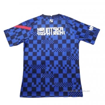 Camiseta de Entrenamiento Croacia 2021 Azul