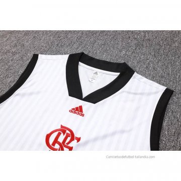Camiseta de Entrenamiento Flamengo Sin Mangas 2023-2024 Blanco