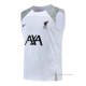 Camiseta de Entrenamiento Liverpool Sin Mangas 2022-2023 Blanco