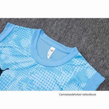 Camiseta de Entrenamiento Manchester City Sin Mangas 2025-2026 Azul