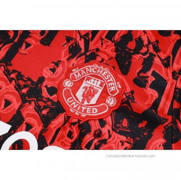 Camiseta de Entrenamiento Manchester United 2023-2024 Rojo