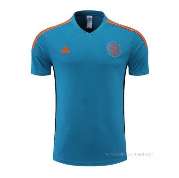 Camiseta de Entrenamiento Manchester United 2022-2023 Azul Camiseta de Entrenamiento Manchester United 2022-2023 Azul