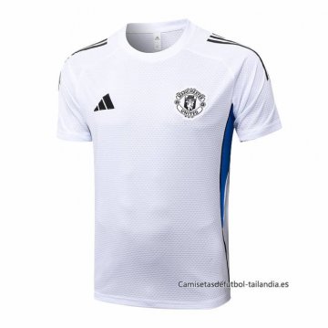 Camiseta de Entrenamiento Manchester United 2025-2026 Blanco Camiseta de Entrenamiento Manchester United 2025-2026 Blanco