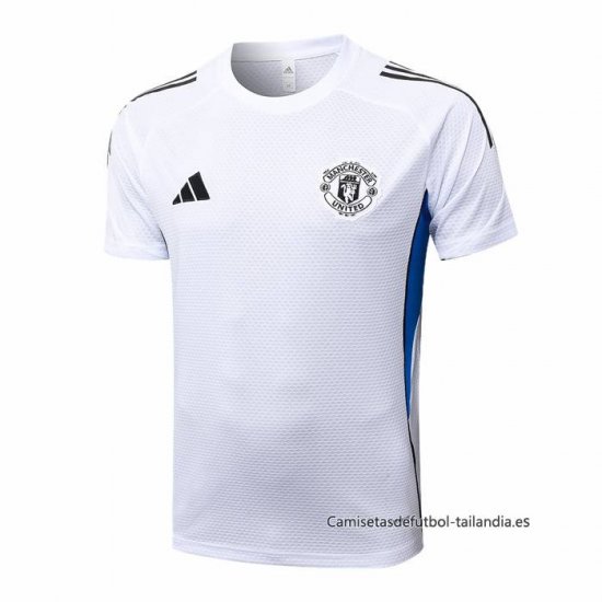 Camiseta de Entrenamiento Manchester United 2025-2026 Blanco - Haga un click en la imagen para cerrar