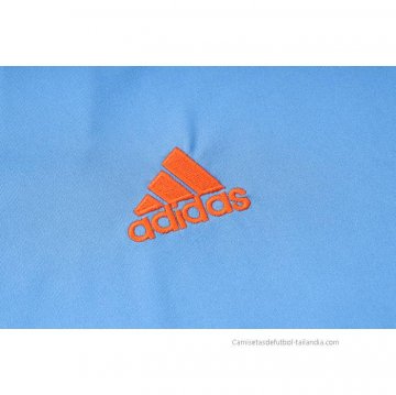 Camiseta de Entrenamiento Manchester United Sin Mangas 2022-2023 Azul Claro