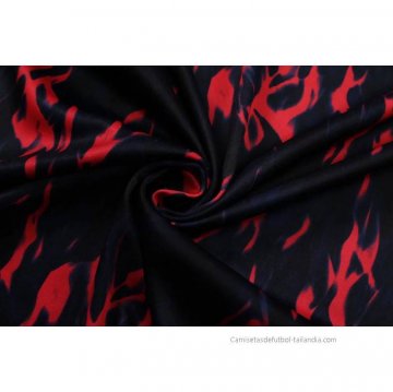 Camiseta de Entrenamiento Manchester United Sin Mangas 2022-2023 Negro y Rojo
