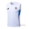 Camiseta de Entrenamiento Manchester United Sin Mangas 2025-2026 Blanco Camiseta de Entrenamiento Manchester United Sin Mangas 2025-2026 Blanco