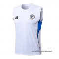 Camiseta de Entrenamiento Manchester United Sin Mangas 2025-2026 Blanco