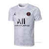 Camiseta de Entrenamiento Paris Saint-Germain Jordan 2021-2022 Blanco Camiseta de Entrenamiento Paris Saint-Germain Jordan 2021-2022 Blanco