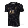 Camiseta de Entrenamiento Paris Saint-Germain Jordan 2021-2022 Negro Camiseta de Entrenamiento Paris Saint-Germain Jordan 2021-2022 Negro