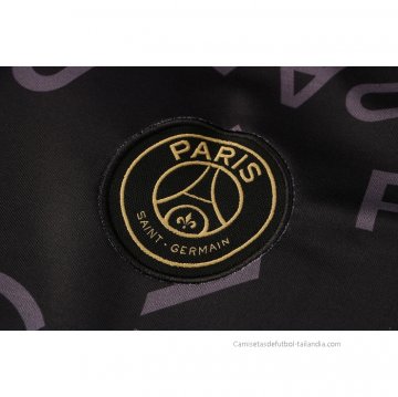 Camiseta de Entrenamiento Paris Saint-Germain Jordan 2021-2022 Negro