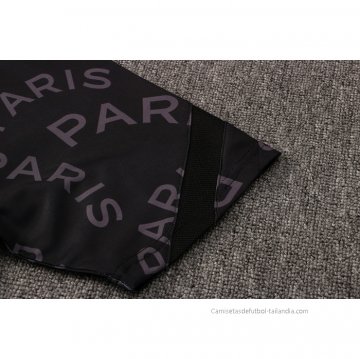 Camiseta de Entrenamiento Paris Saint-Germain Jordan 2021-2022 Negro