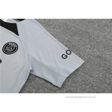 Camiseta de Entrenamiento Paris Saint-Germain Jordan 2022-2023 Gris