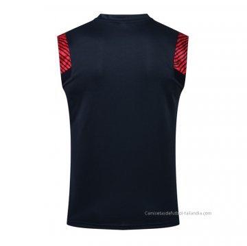 Camiseta de Entrenamiento Paris Saint-Germain Sin Mangas 2021-2022 Azul