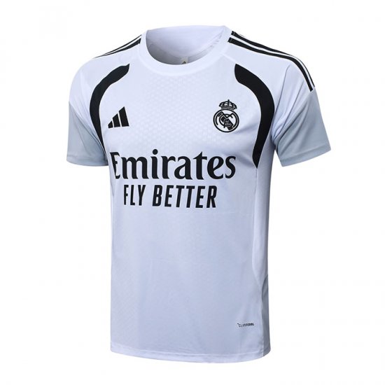 Camiseta de Entrenamiento Real Madrid 2025-2026 Blanco - Haga un click en la imagen para cerrar