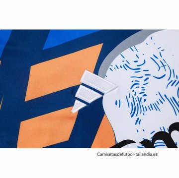 Camiseta de Entrenamiento Real Madrid 2025-2026 Blanco Azul