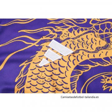 Camiseta de Entrenamiento Real Madrid Dragon 2024-2025 Purpura
