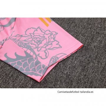 Camiseta de Entrenamiento Real Madrid Dragon 2024-2025 Rosa