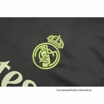 Camiseta de Entrenamiento Real Madrid Sin Mangas 2025-2026 Gris Verde