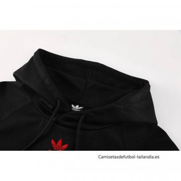 Chandal con Capucha del Manchester United 2024 Negro